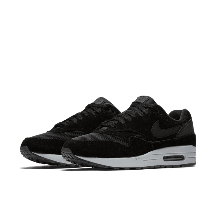 Nike Air Max 1 Black Reflective Heel Angle 2