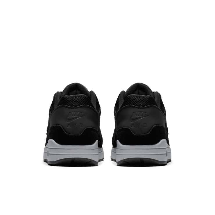 Nike Air Max 1 Black Reflective Heel Angle 3