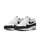 Nike Air Max 1 White Black (W) Angle 2