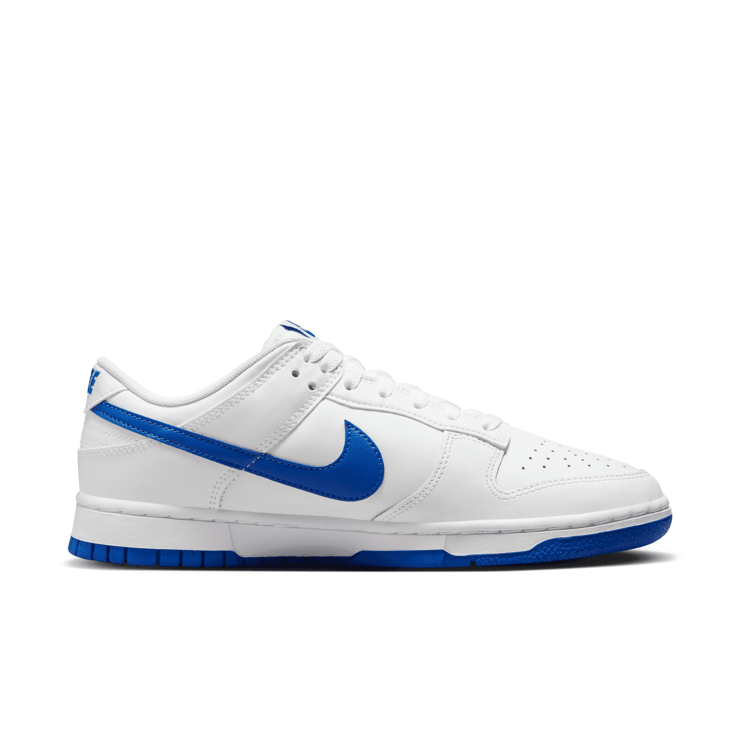 Nike Dunk Low White Hyper Royal Angle 0