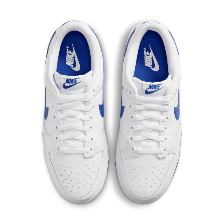 Nike Dunk Low White Hyper Royal Angle 1