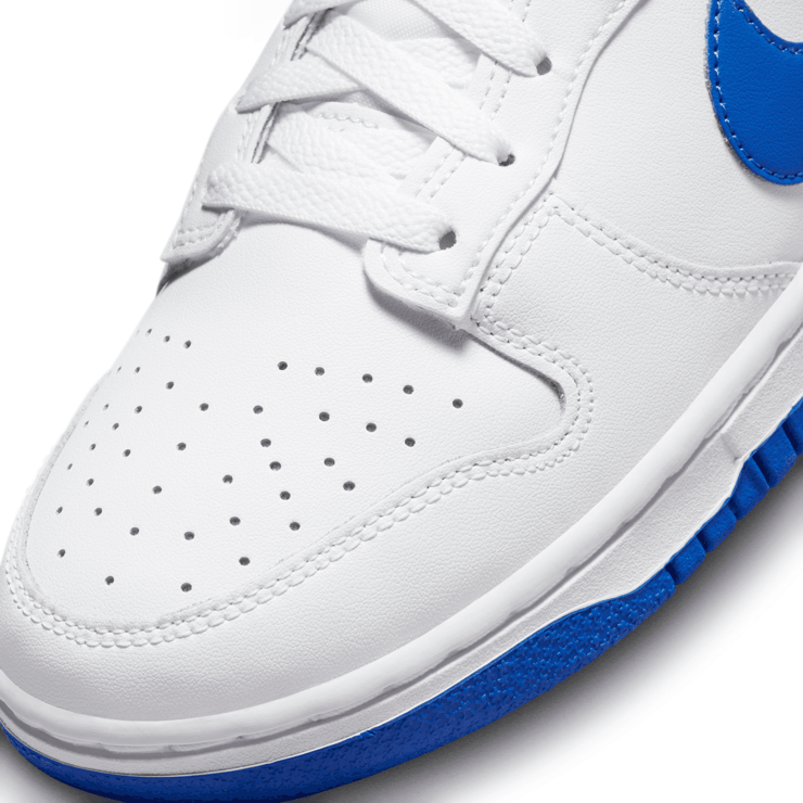 Nike Dunk Low White Hyper Royal Angle 3