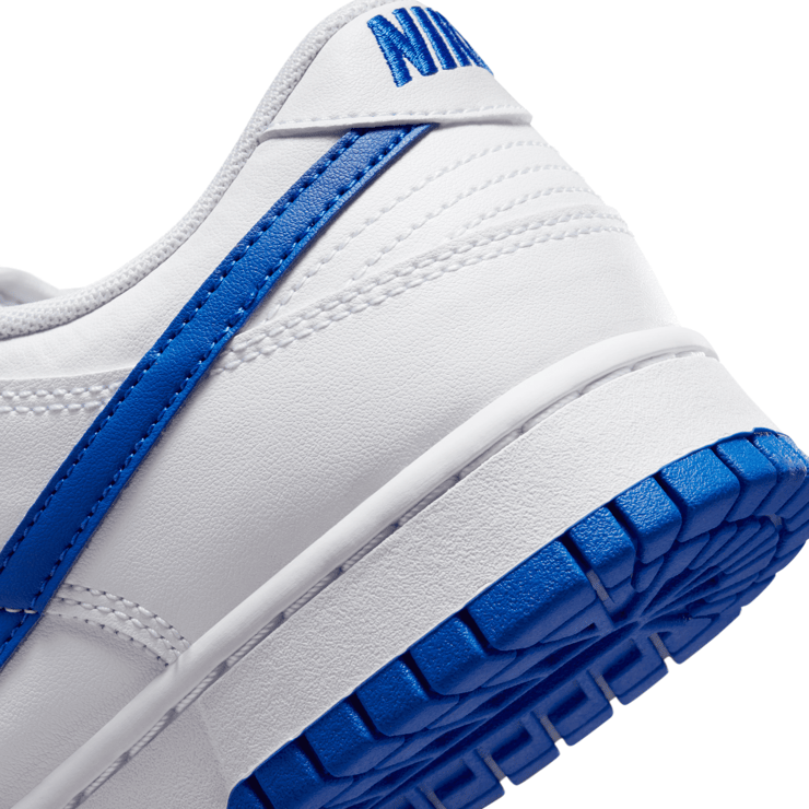 Nike Dunk Low White Hyper Royal Angle 4