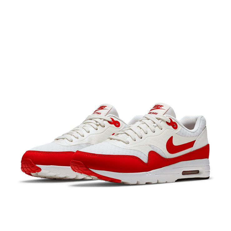 Nike Air Max 1 Sail Challenge Red Angle 2