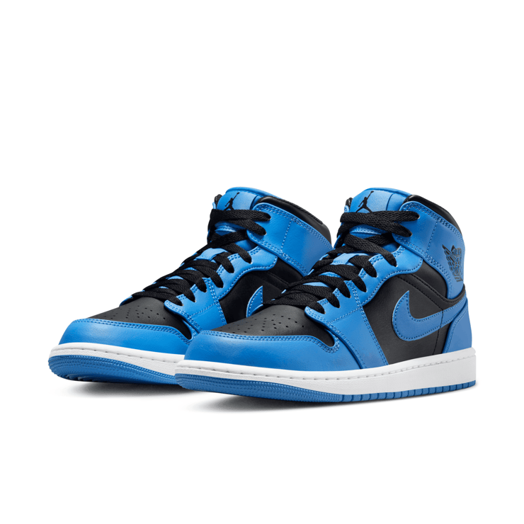 Air Jordan 1 Mid University Blue Angle 1