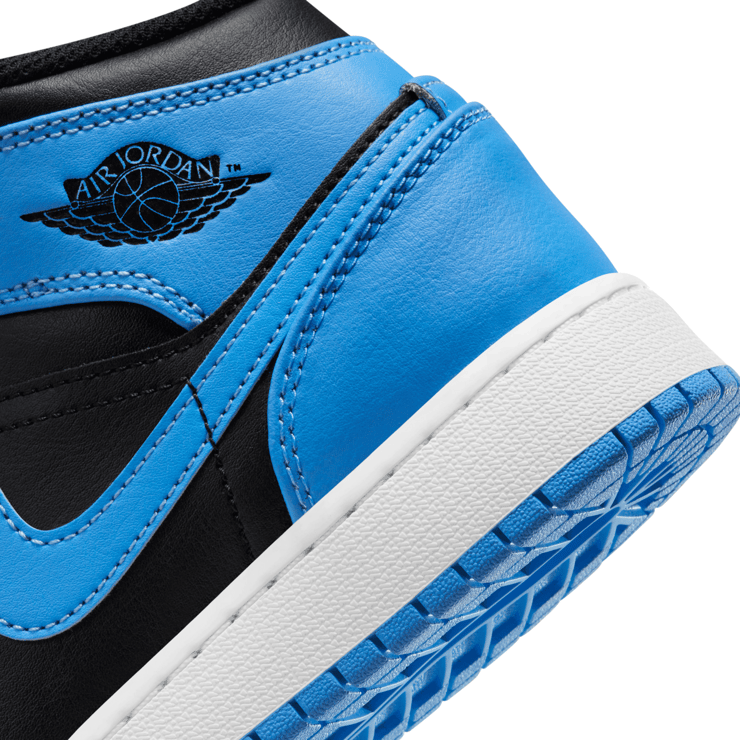 Air Jordan 1 Mid University Blue Angle 4