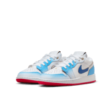Air Jordan 1 Low SE White Game Royal University Blue (GS) Angle 2