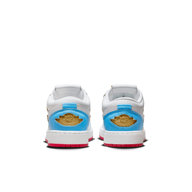 Air Jordan 1 Low SE White Game Royal University Blue (GS) Angle 3