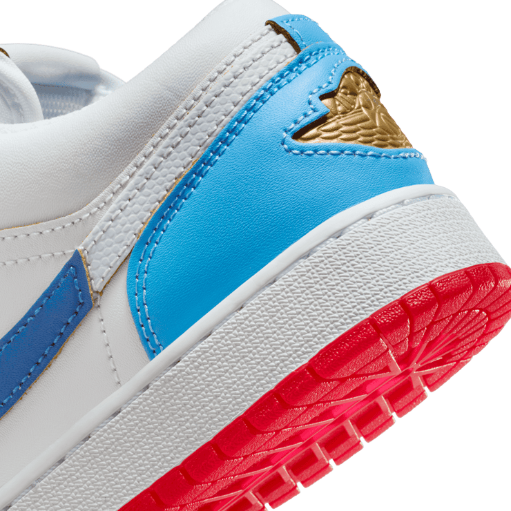 Air Jordan 1 Low SE White Game Royal University Blue (GS) Angle 5