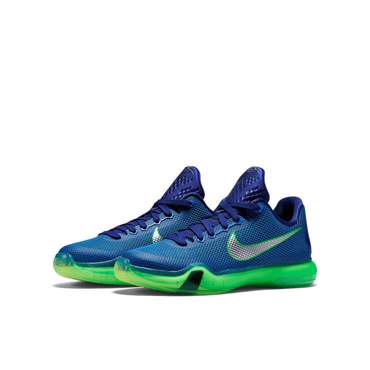 Nike Kobe 10 Emerald City (GS) Angle 2