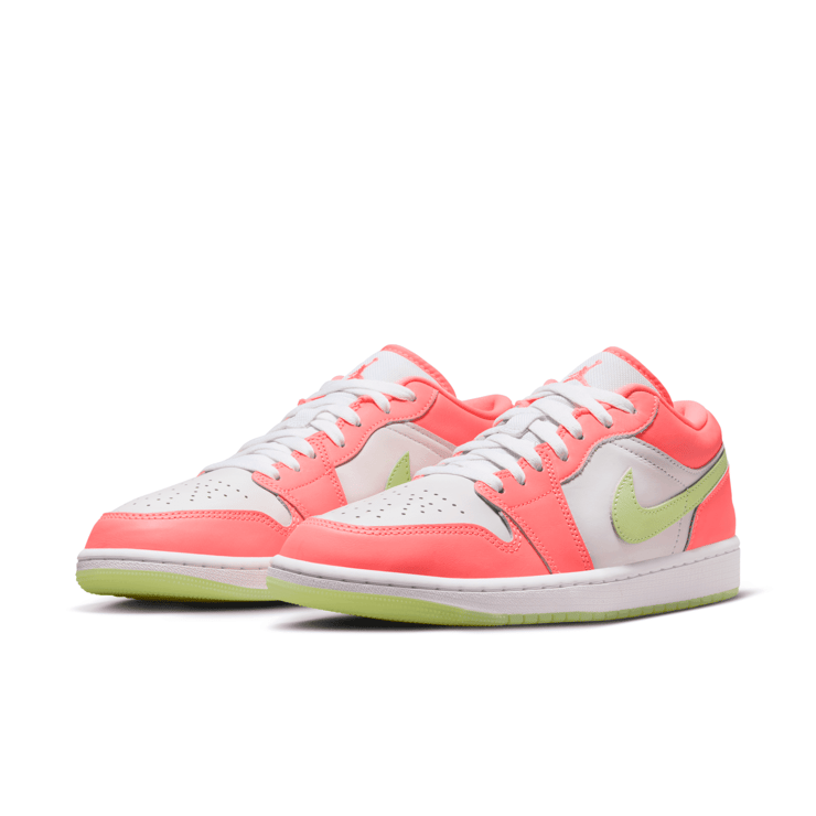 Air Jordan 1 Low SE Lava Glow Barely Volt Angle 3