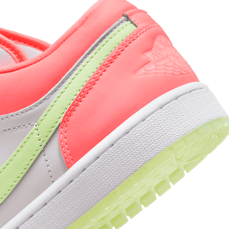 Air Jordan 1 Low SE Lava Glow Barely Volt Angle 6