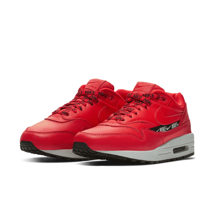 Nike Air Max 1 Overbranding Bright Crimson (W) Angle 2