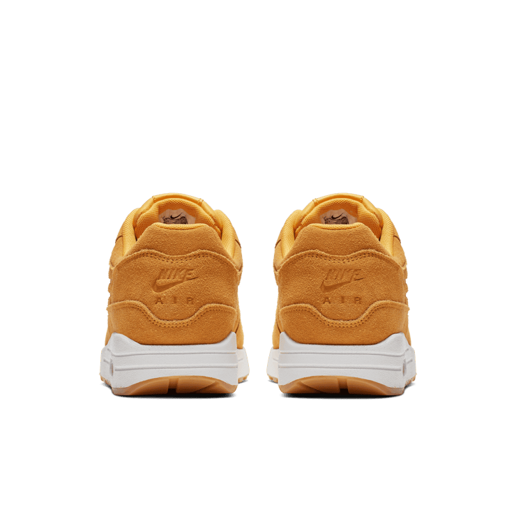 Nike Air Max 1 PRM University Gold Suede (W) Angle 3