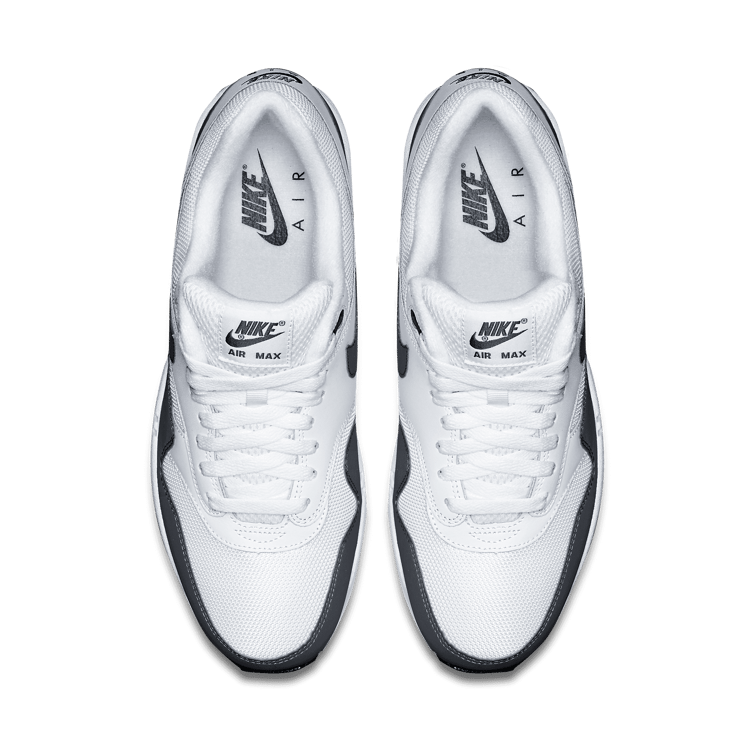 Nike Air Max 1 White Dark Grey Angle 1