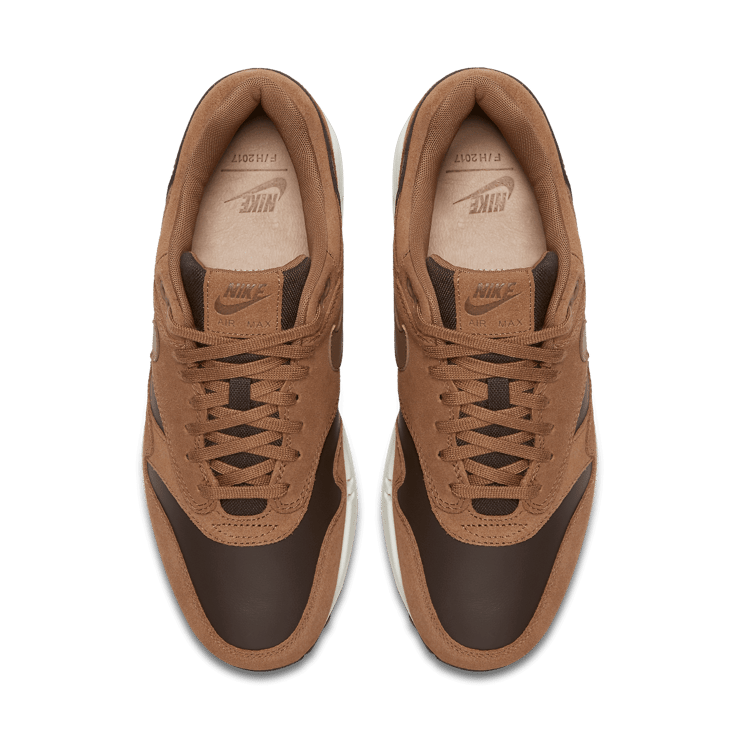 Nike Air Max 1 Premium Leather Ale Brown Angle 1