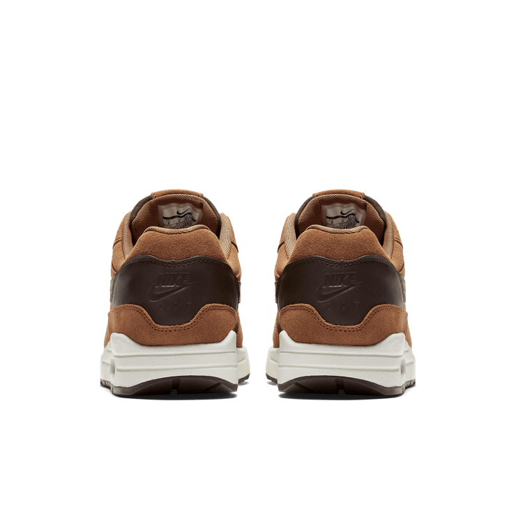 Nike Air Max 1 Premium Leather Ale Brown Angle 3