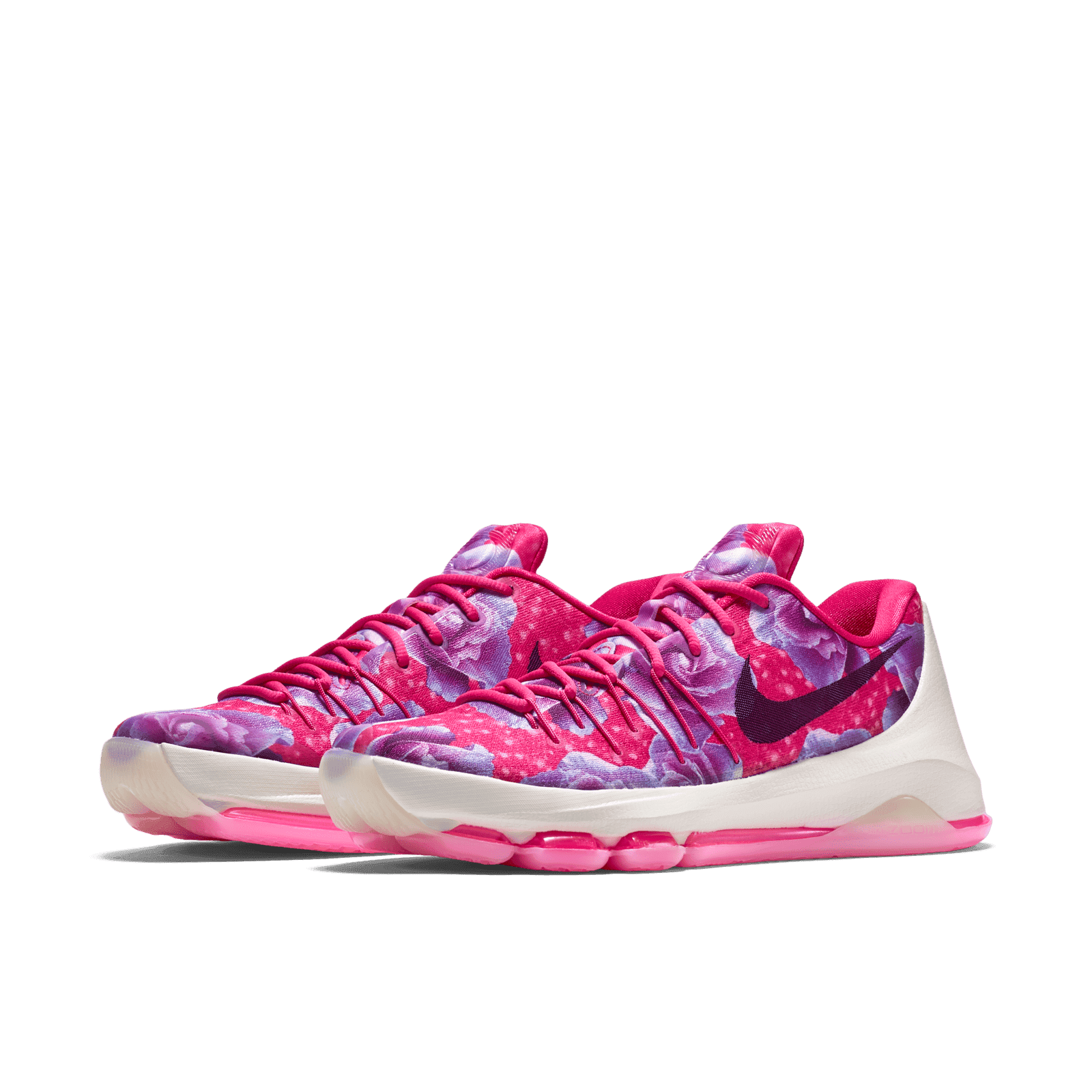 【特価即決】 新品★NIKE★KD8 ''AUNT PEARL'' (US8.5/26.5cm)★ナイキ ケビンデュラント KD アントパール 花柄 箱付き Nike KD 8 Aunt Pearl 837786-603 Breast Cancer Awareness Size 4.5Y US