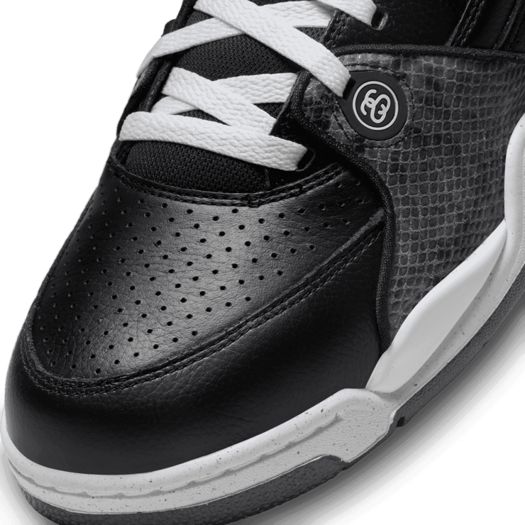 Nike Air Flight 89 Low SP Stussy Black White Angle 4