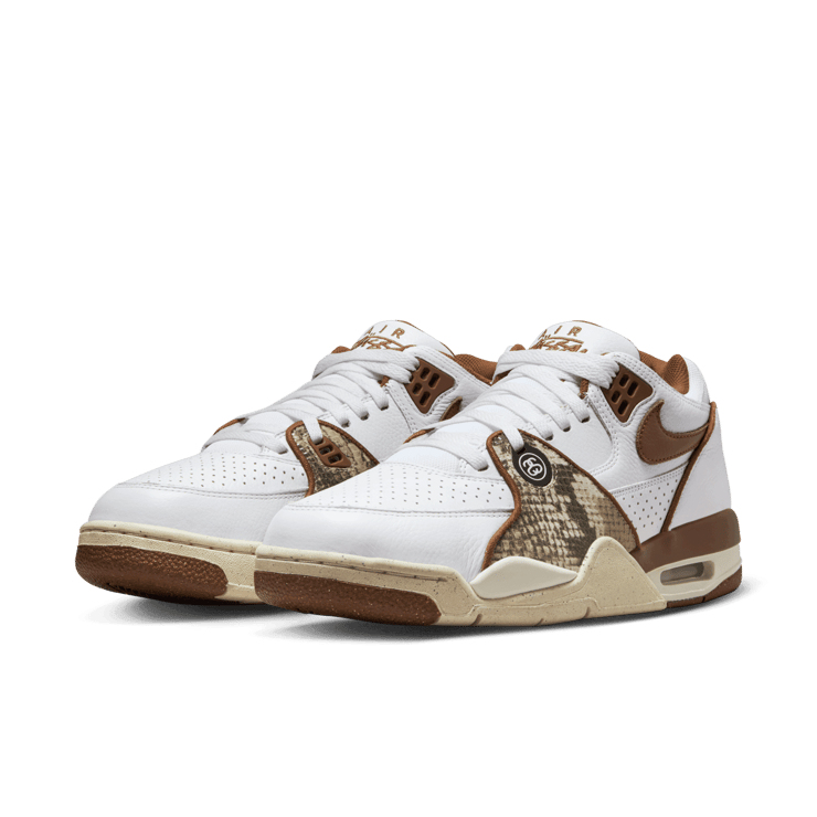 Nike Air Flight 89 Low SP Stussy White Pecan Angle 2