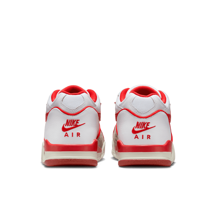 Nike Air Flight 89 Low SP Stussy White Habanero Red Angle 3