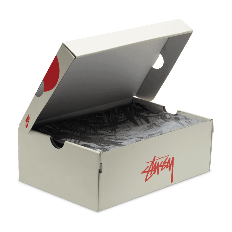 Nike Air Flight 89 Low SP Stussy White Habanero Red Angle 7