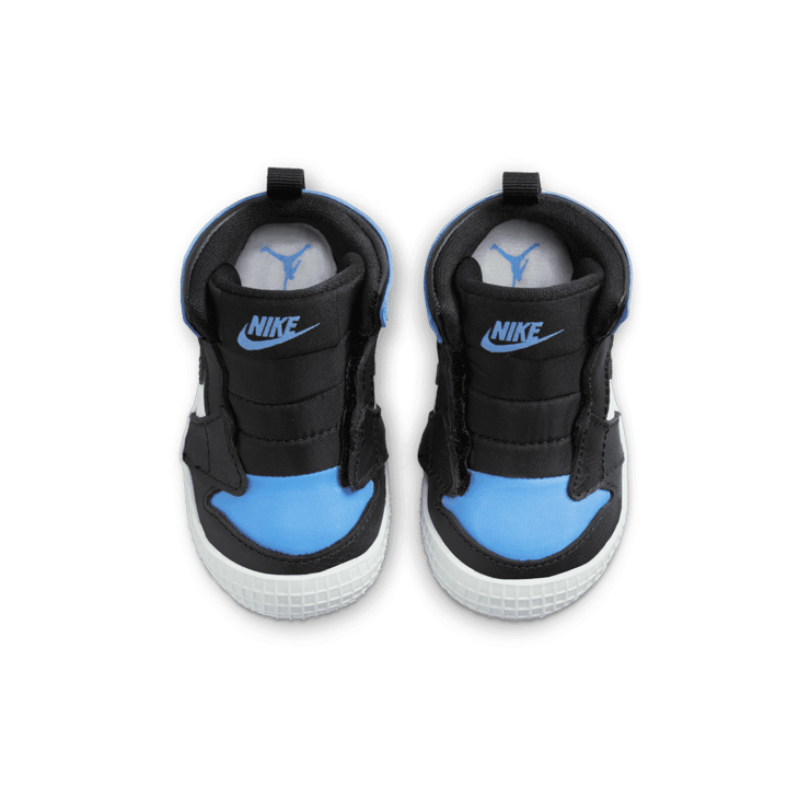 Air Jordan 1 Crib Bootie UNC Toe Angle 1