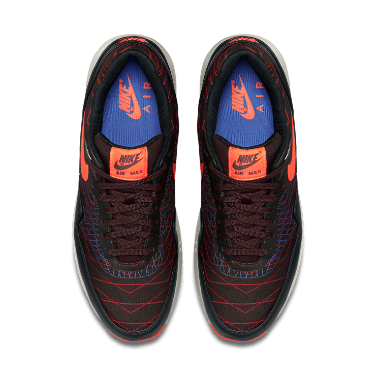 Nike Air Max Lunar 1 Jacquard Winter Deep Burgundy Red Angle 1