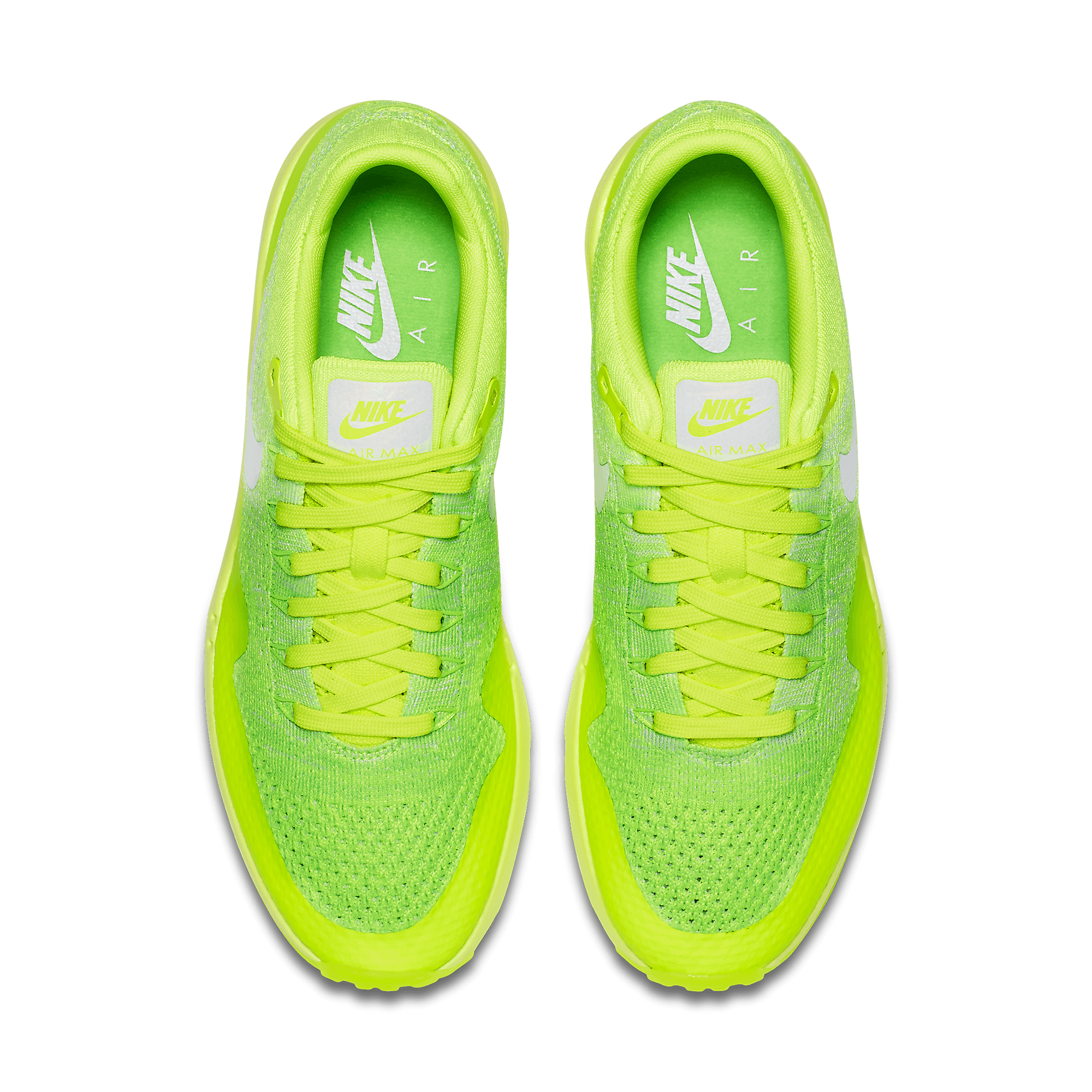 nike flyknit volt green