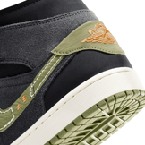 Air Jordan 1 Mid SE Craft Anthracite Sky J Light Olive Angle 1