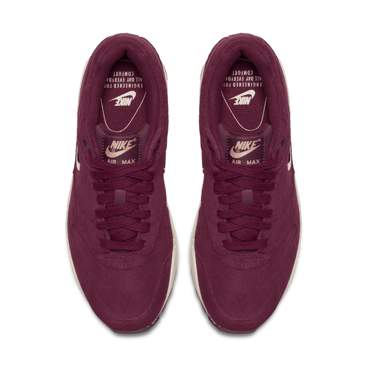 Nike Air Max 1 Jewel Bordeaux (W) Angle 1