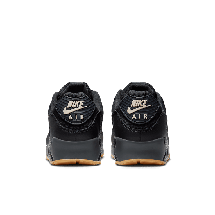 Nike Air Max 90 Black Smoke Grey Gum Angle 3