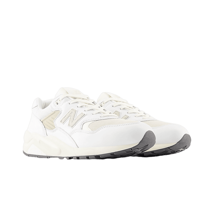 New Balance 580 White Tan Angle 2