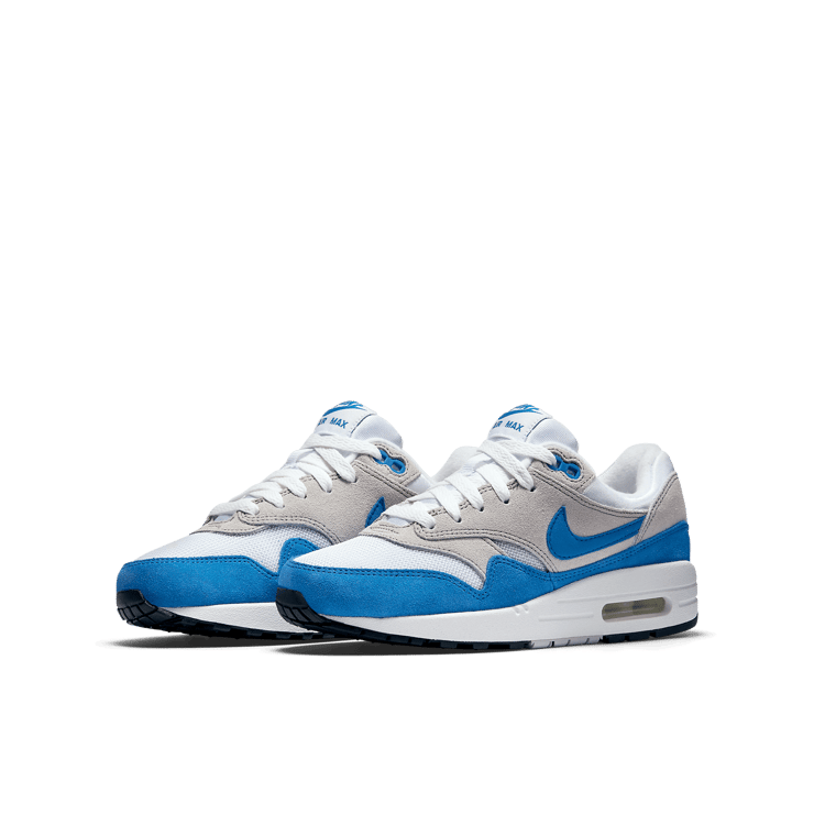 Nike Air Max 1 White Sport Royal Angle 2