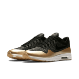 Nike Air Max 1 Ultra Flyknit Metallic Gold (W) Angle 2