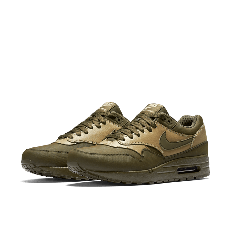Nike Air Max 1 Ltr Premium Dark Loden/Dark Loden-Dsrt Cm-Black Angle 2