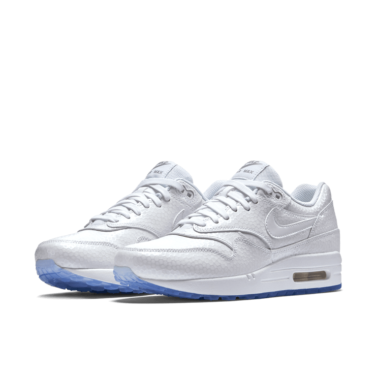 Nike Air Max 1 White Metallic Silver Ice (W) Angle 2