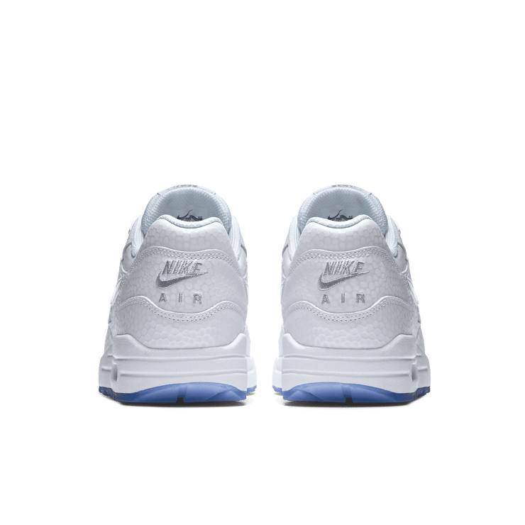 Nike Air Max 1 White Metallic Silver Ice (W) Angle 3