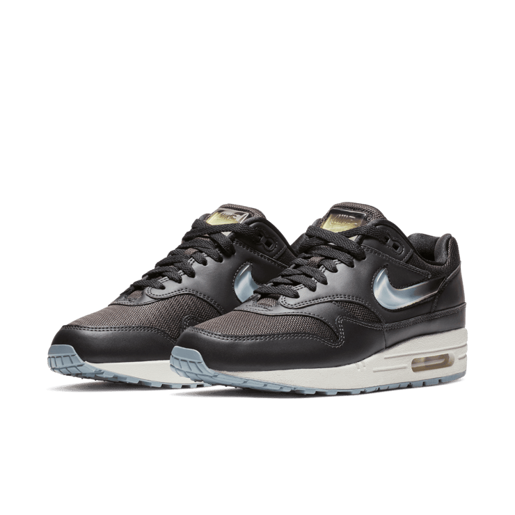 Nike Air Max 1 Oil Grey Obsidian Mist (W) Angle 2