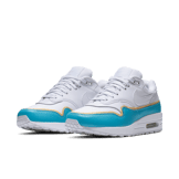 Nike Air Max 1 Liner White Blue (W) Angle 2