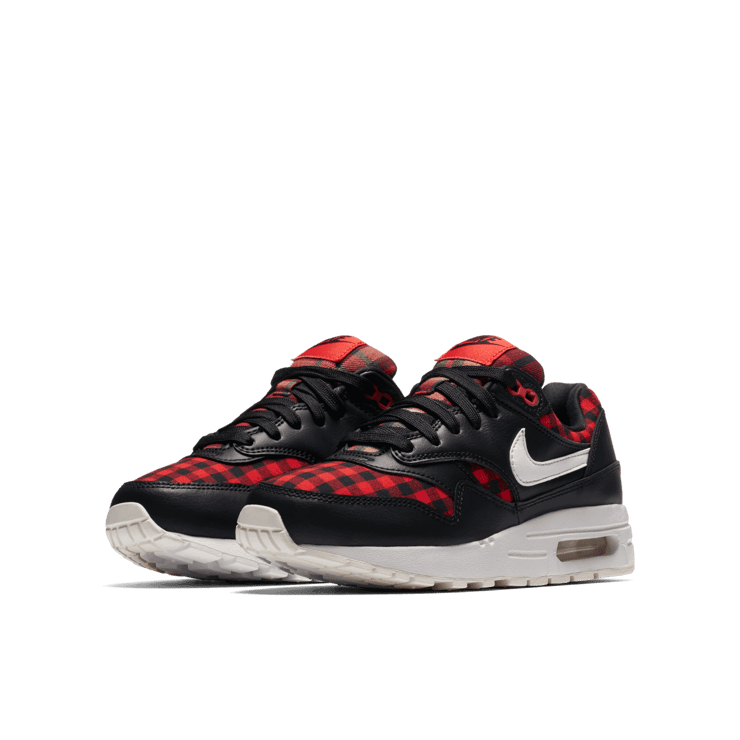 Nike Air Max 1 SE Plaid (GS) Angle 2