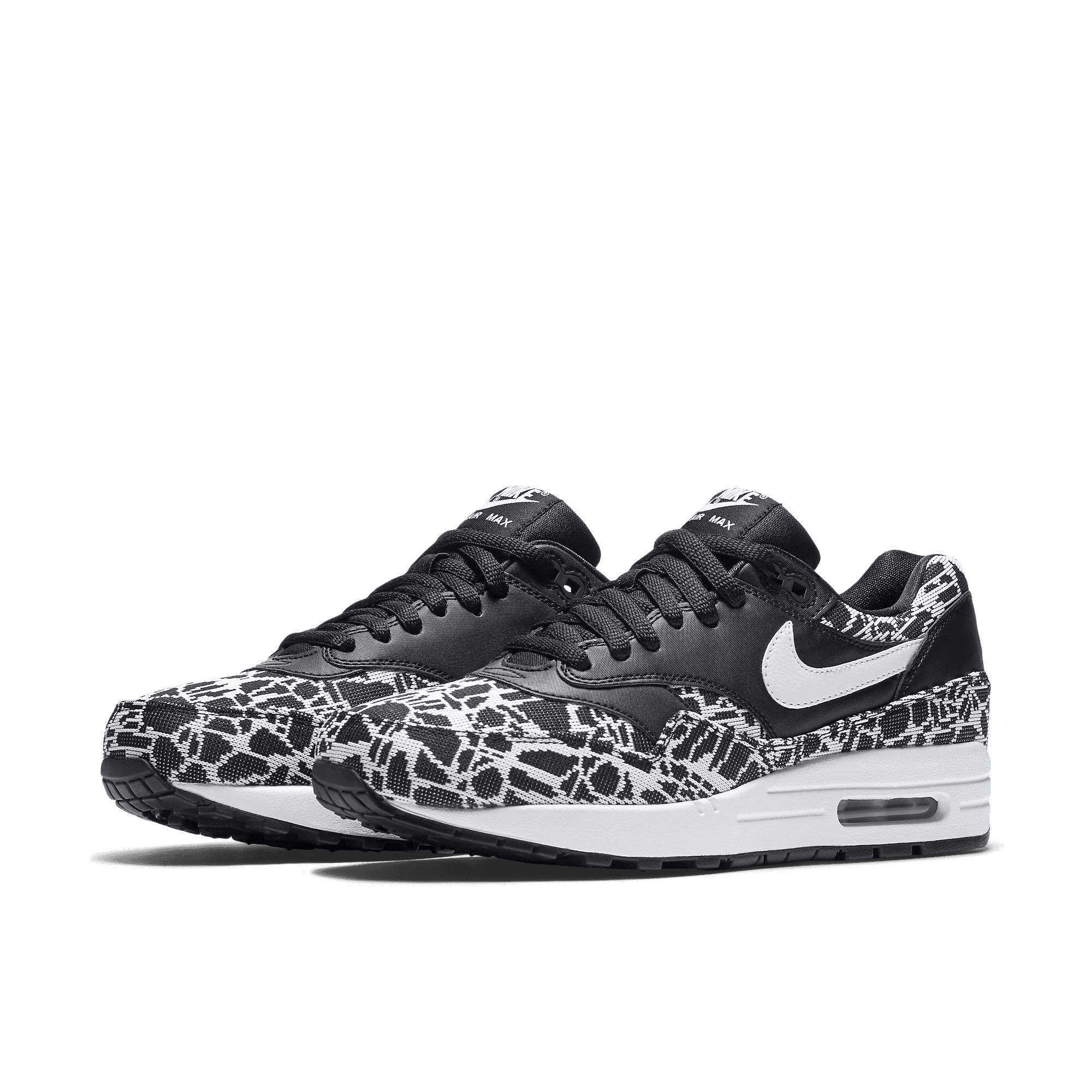 nike air max jacquard black