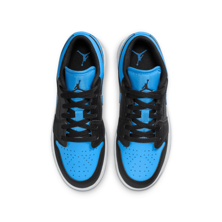 Air Jordan 1 Low Black University Blue (GS) Angle 1