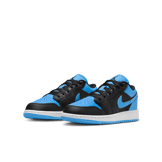 Air Jordan 1 Low Black University Blue (GS) Angle 2