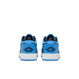 Air Jordan 1 Low Black University Blue (GS) Angle 3