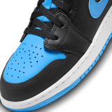 Air Jordan 1 Low Black University Blue (GS) Angle 4