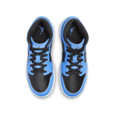 Air Jordan 1 Mid Black University Blue (GS) Angle 1