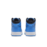 Air Jordan 1 Mid Black University Blue (GS) Angle 3