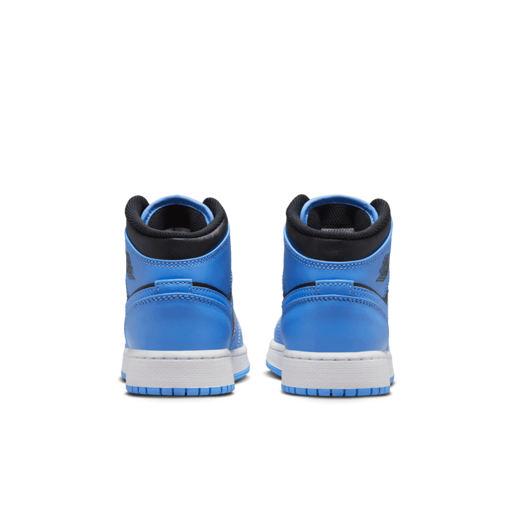 Air Jordan 1 Mid Black University Blue (GS) Angle 3