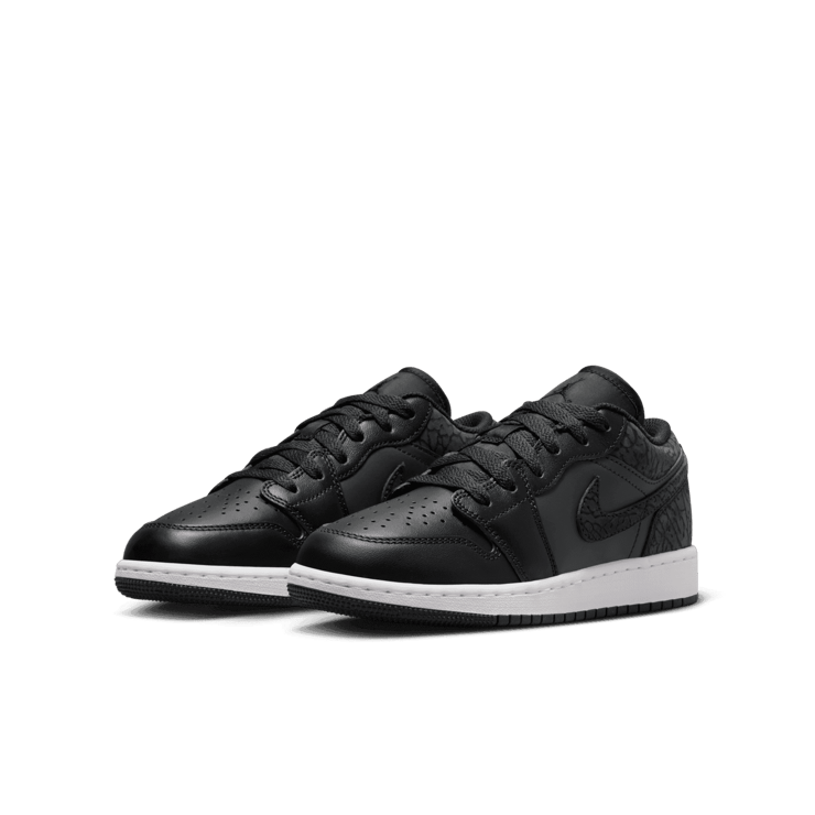 Air Jordan 1 Low SE Black Elephant (GS) Angle 2